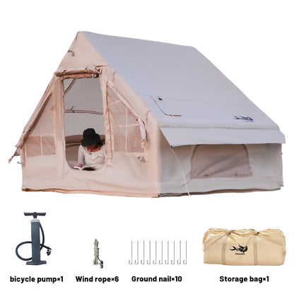 8 Person Inflatable Adult Luxury Camping, Stove Plug,