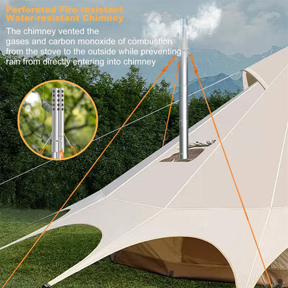 Hot Tent Portable Wood Burning Stove