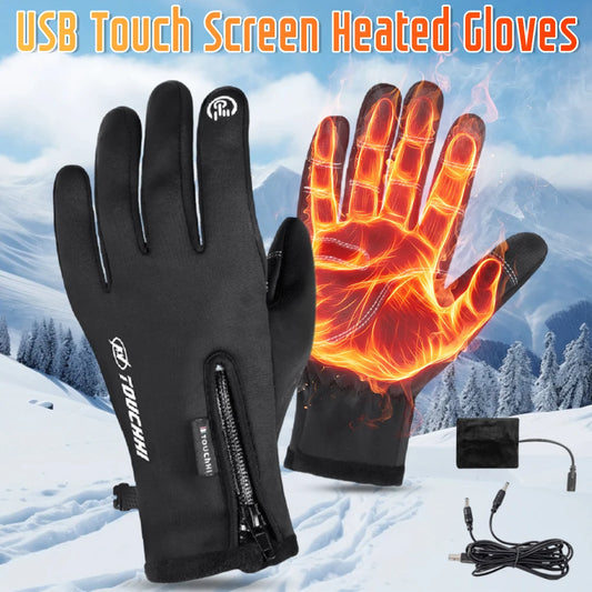 Electric Winter Outdoor Cycling, Running  Nonslip Motorcycle Gloves