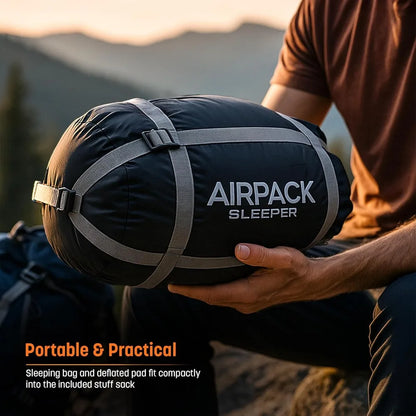Sleeping Bag with (AirPack Sleeper Pad)