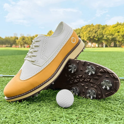 New Men Spiked Walking Golf Shoes Size 7-14