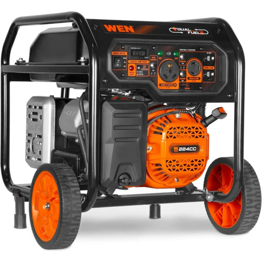 5600-Watt Electric Start Dual Fuel Generator