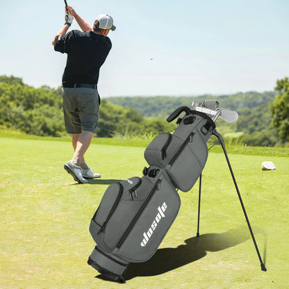 Lightweight Golf Stand Bag - Fits 5-9 Clubs -