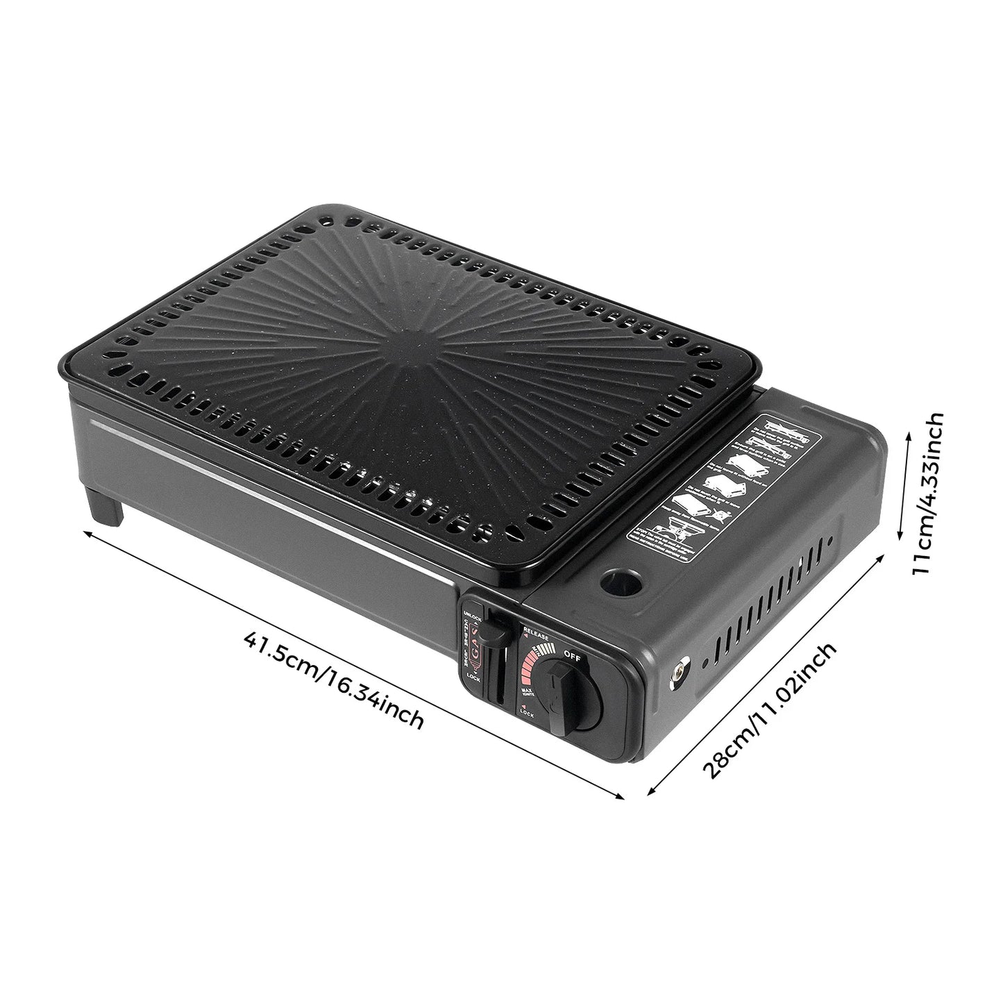 Portable Gas Camping Grill Butane Gas Stove For