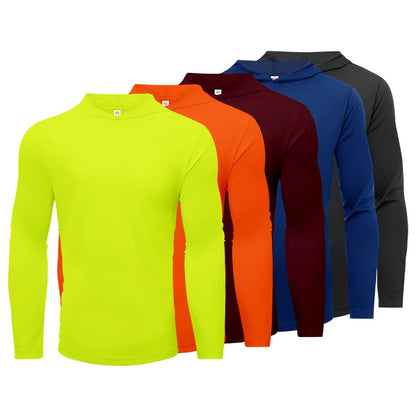 Men's five piece sports long sleeved T-shirt,