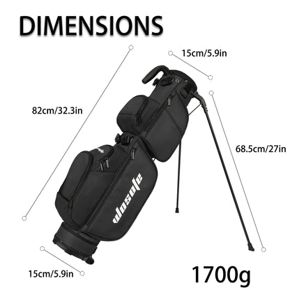 Lightweight Golf Stand Bag - Fits 5-9 Clubs -