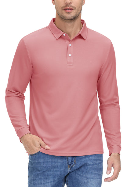 Mens Golf Polos Quick Dry Breathable T-shirt