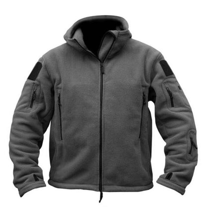 Military Winter Thermal Fleece Tactical Hooded Coat