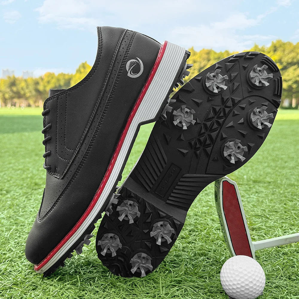 New Men Spiked Walking Golf Shoes Size 7-14