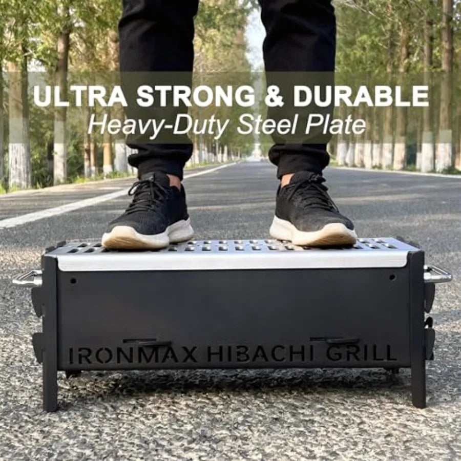 Heavy Duty Charcoal Portable Folding Hibachi Grill