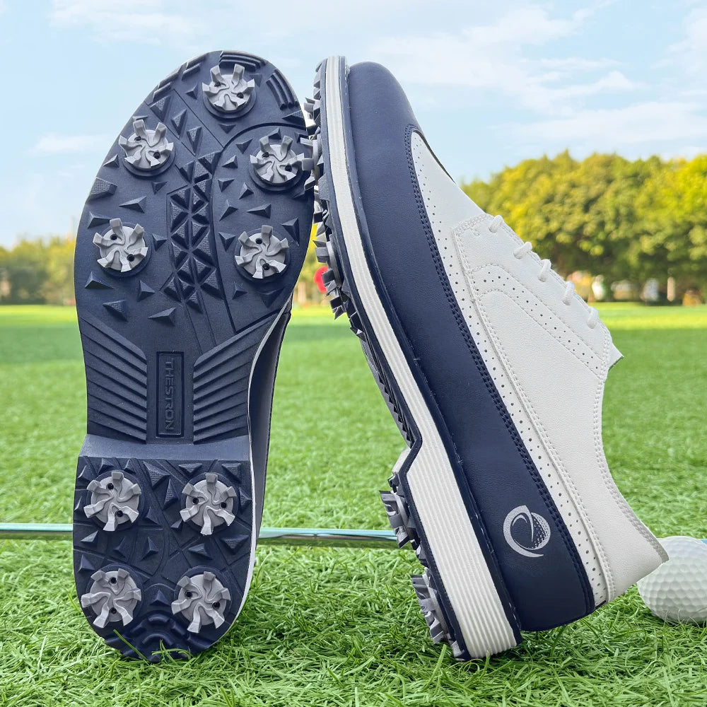 New Men Spiked Walking Golf Shoes Size 7-14