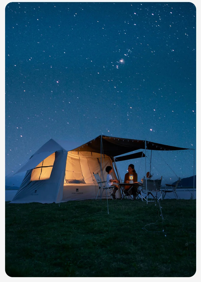 5.9 Outdoor Camping Vinyl Rainproof Sunscreen Tent