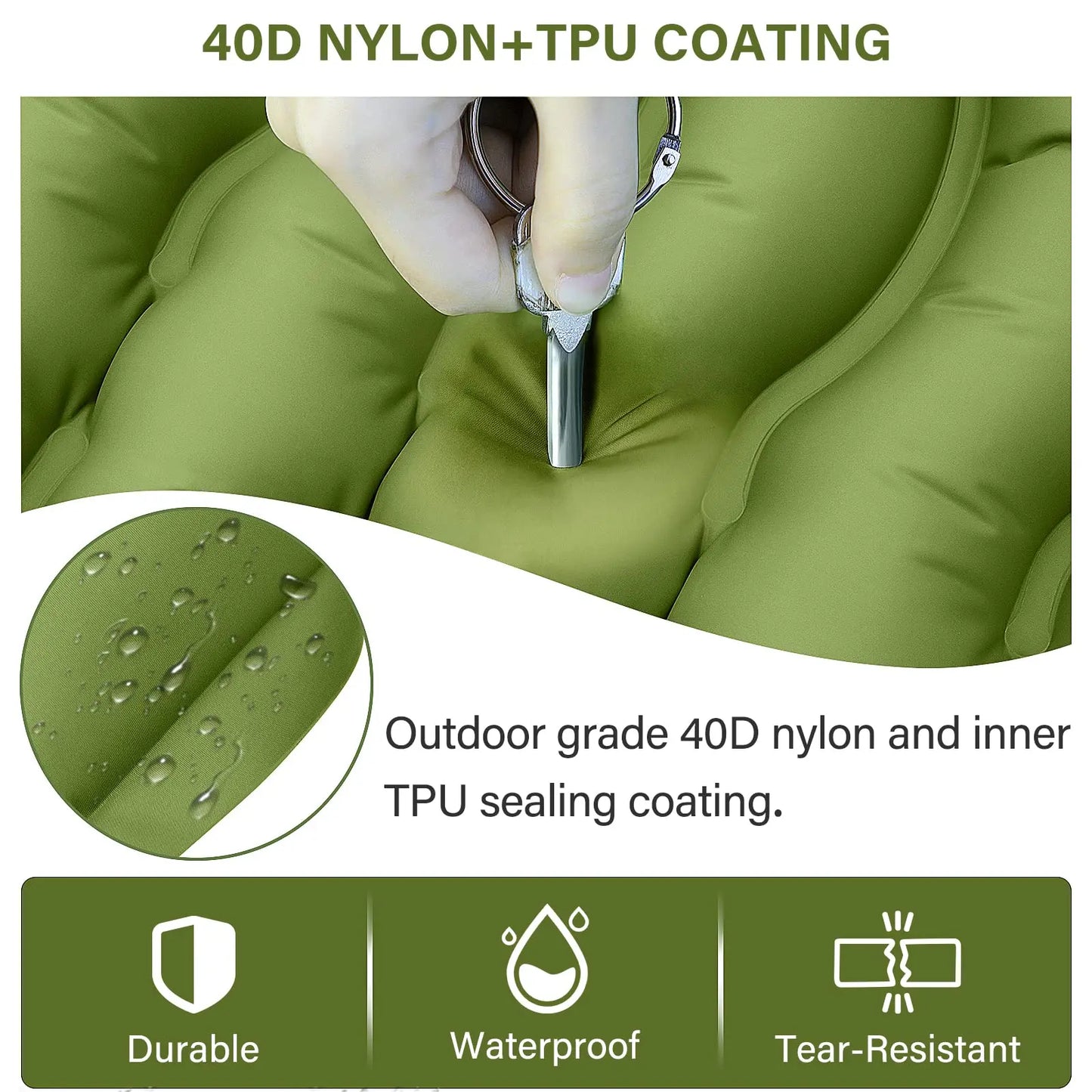 Ultralight Inflatable Camping Sleeping Pad