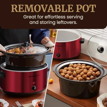 Electric Ceramic XL Jumbo Slow Cooker