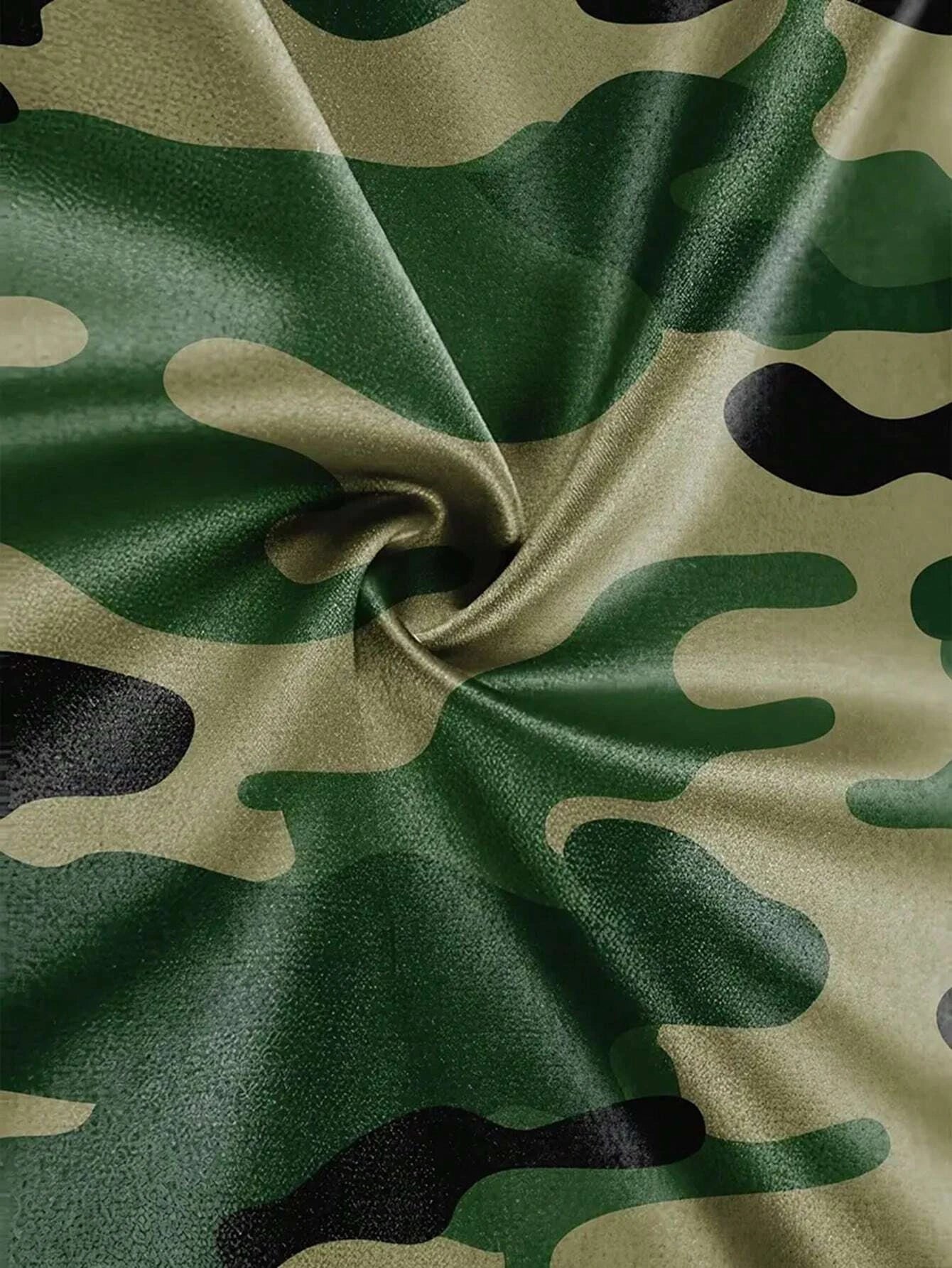 Mens Long Sleeve Camo Shirt