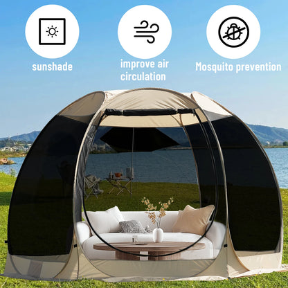 Large Family Pop-Up Shelter - 6-8 Person