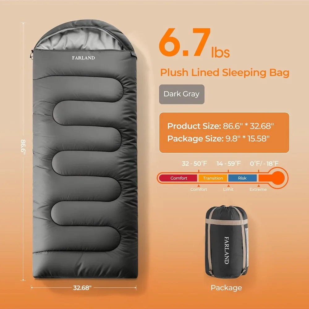 Cold Weather Sleeping Bag for Adults