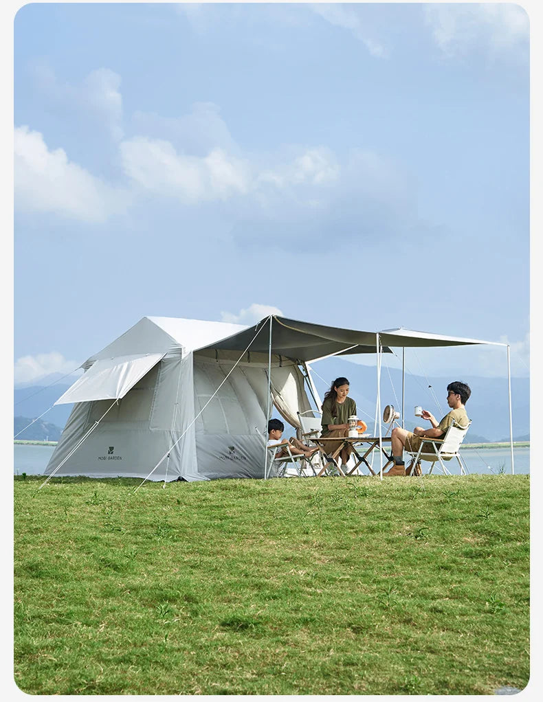 5.9 Outdoor Camping Vinyl Rainproof Sunscreen Tent