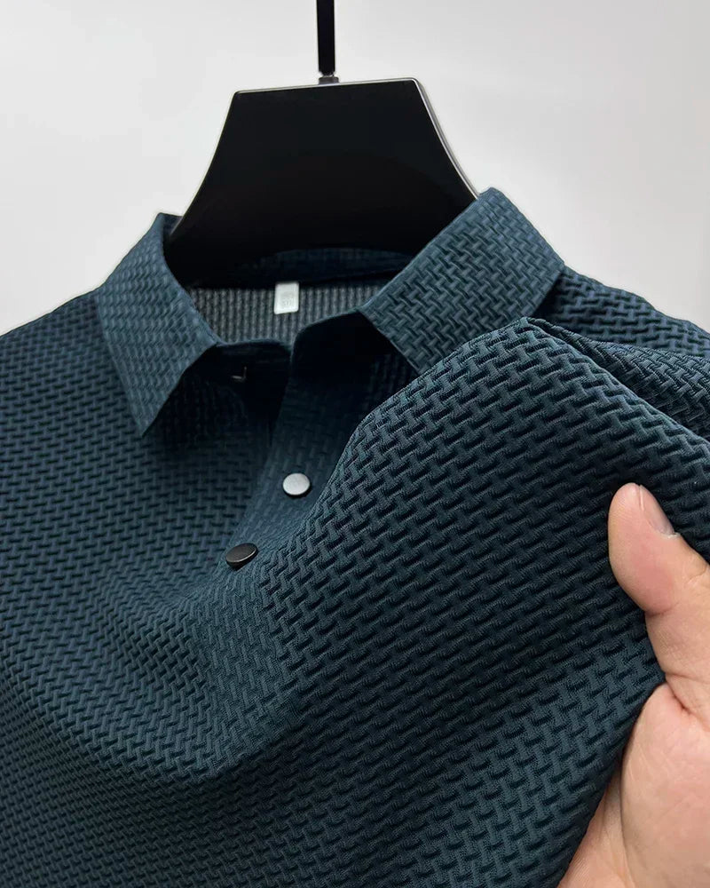 Men's Ultra Stretch Loose Fit Polo Shirts Breathable