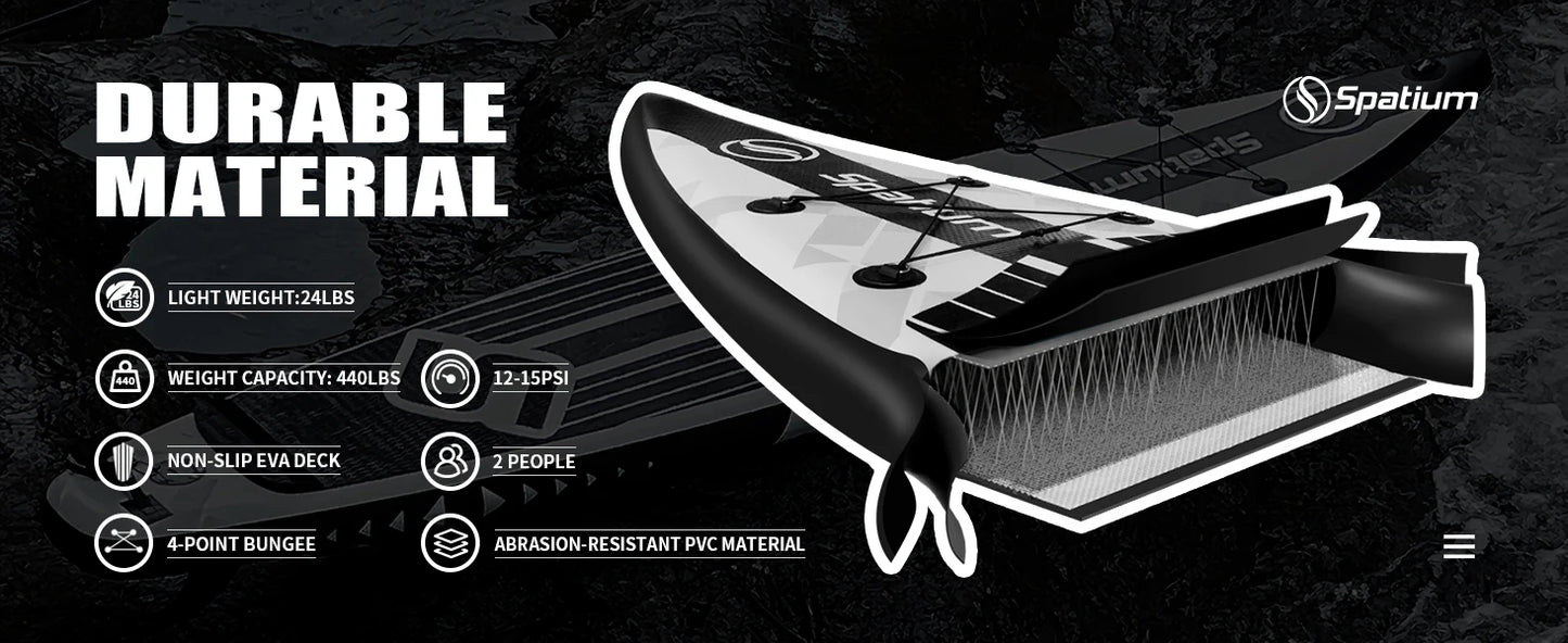 Inflatable Touring Paddle Non-Slip Surf Water Board