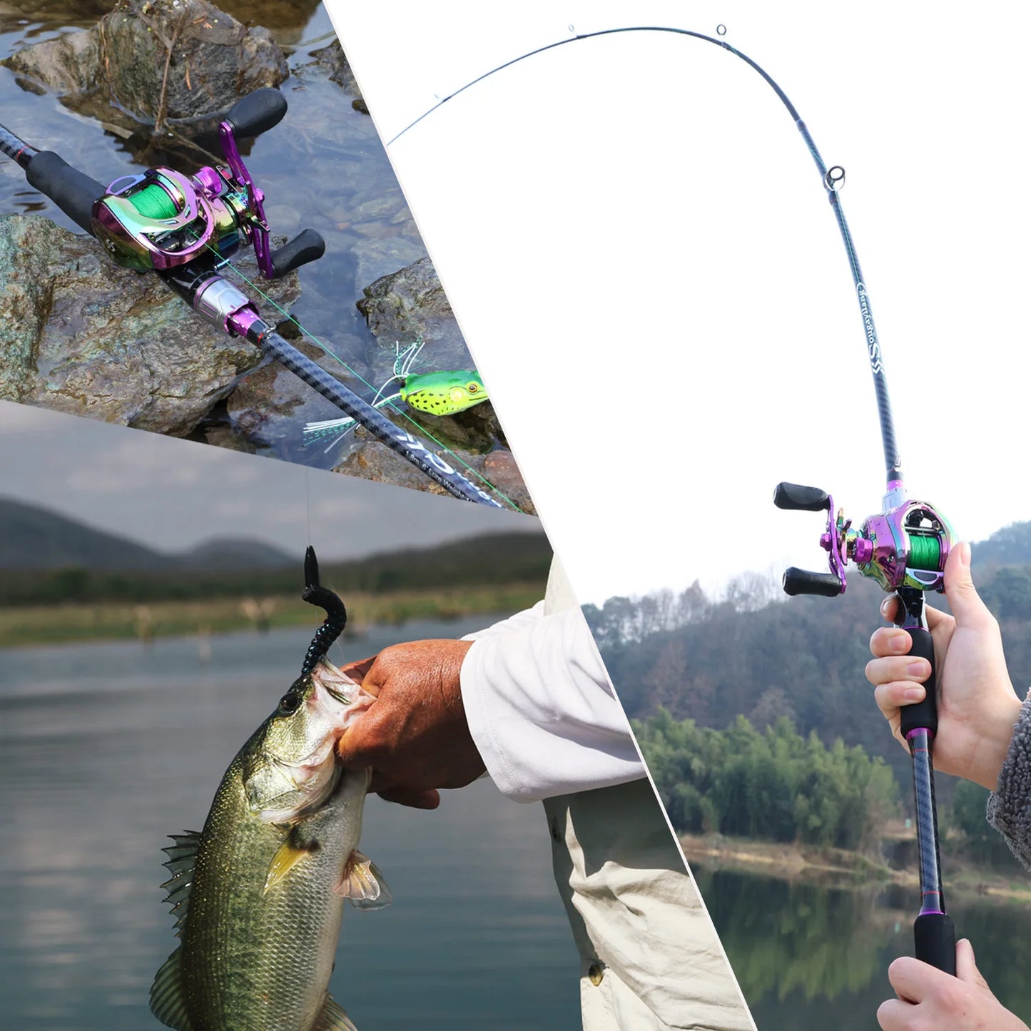Fast Action Carbon Fiber Telescopic Fishing Rod