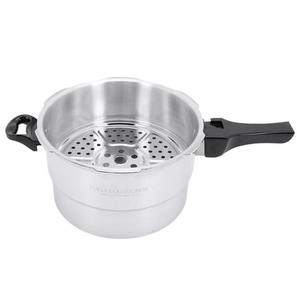 Aluminum Pressure Cooker with Steaming Plate