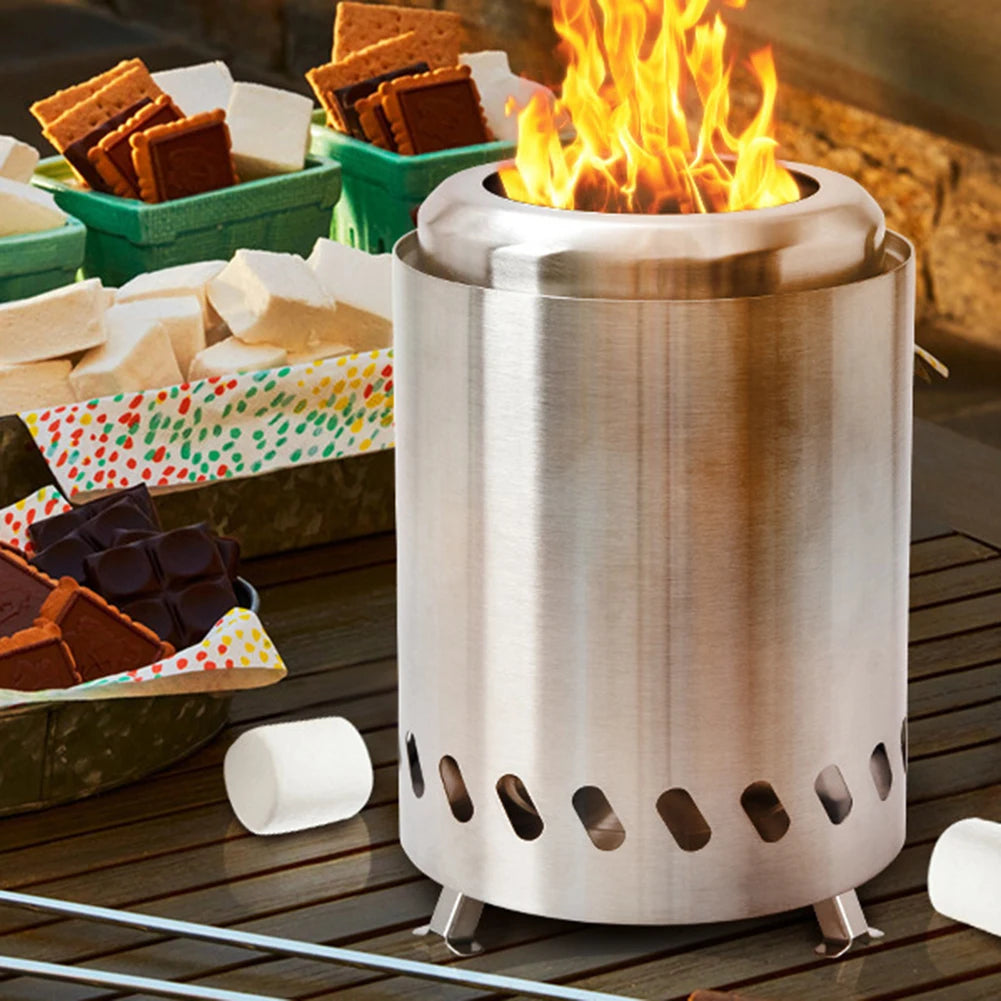 Smokeless Tabletop Wood Burning Fire Pit
