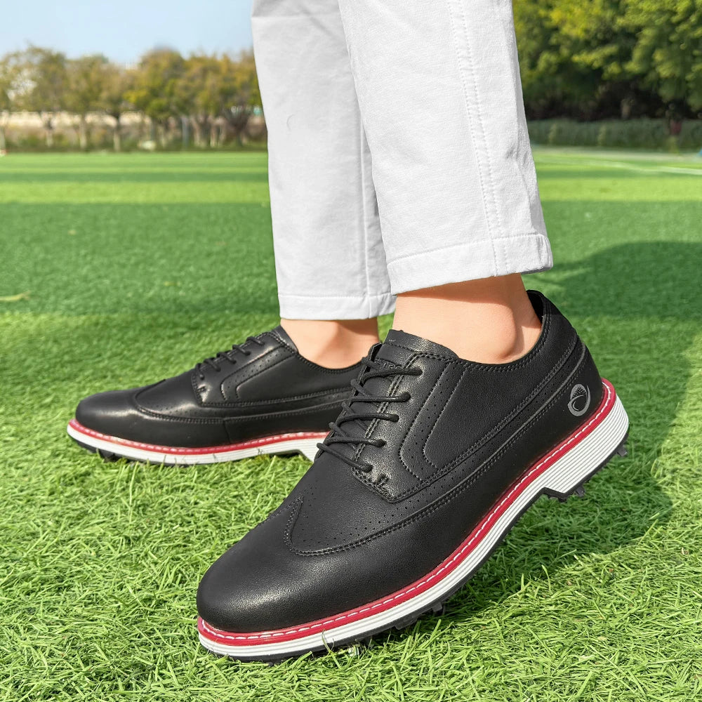 New Men Spiked Walking Golf Shoes Size 7-14