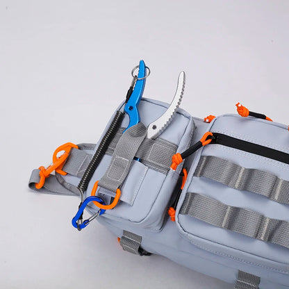 Male Hiking Crossbody Fishing Rod & Lure bag.
