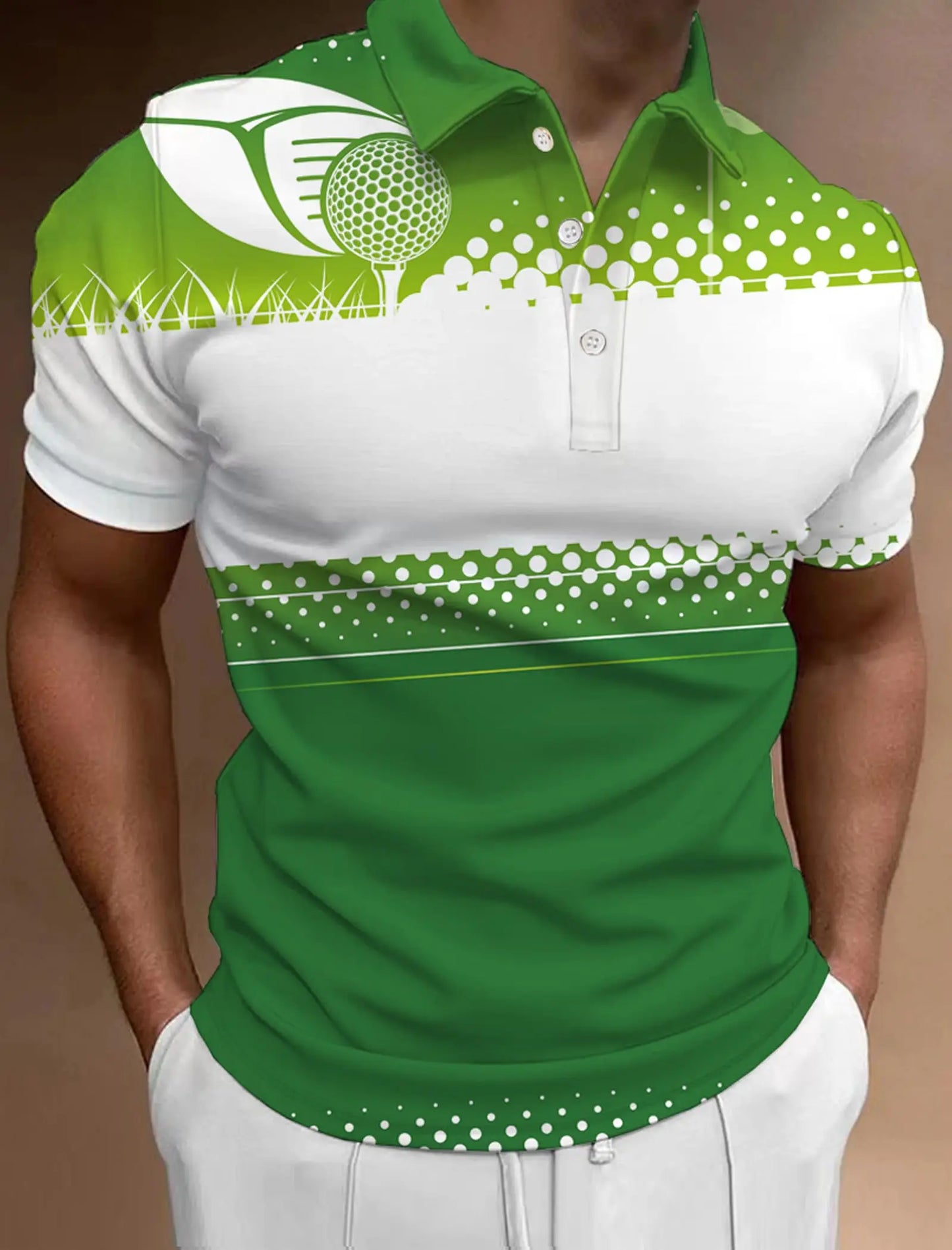 Men's Golf Shirt Hawaii Golf Polo Shirt