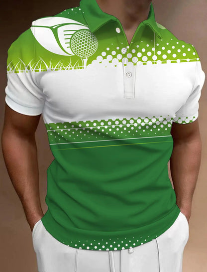 Men's Golf Shirt Hawaii Golf Polo Shirt