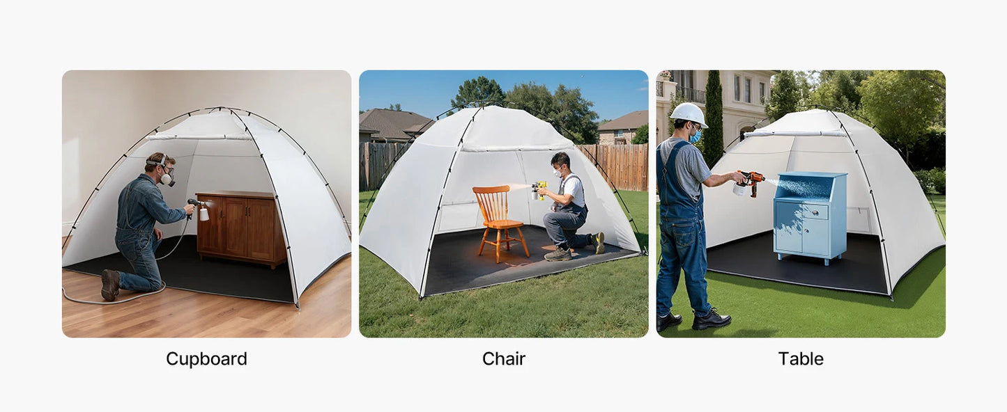 Large Space Oxford Spray Painting Tent