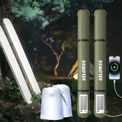 Waterproof Portable Solar Camping Lantern 2000mAh