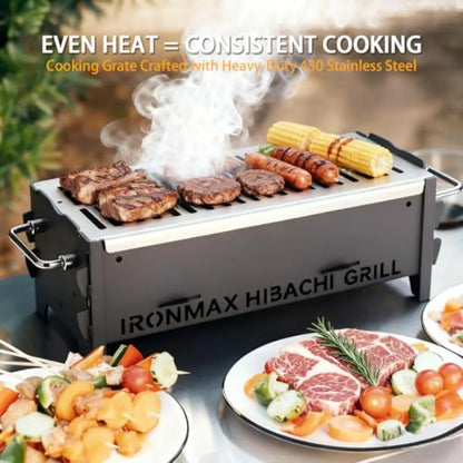 Heavy Duty Charcoal Portable Folding Hibachi Grill