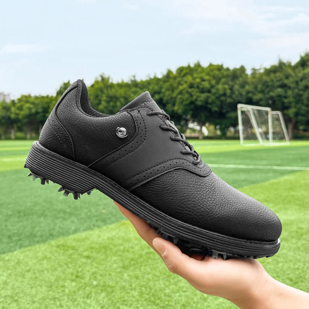 Golf Spiked Sneakers Walking Footwears for Golfers