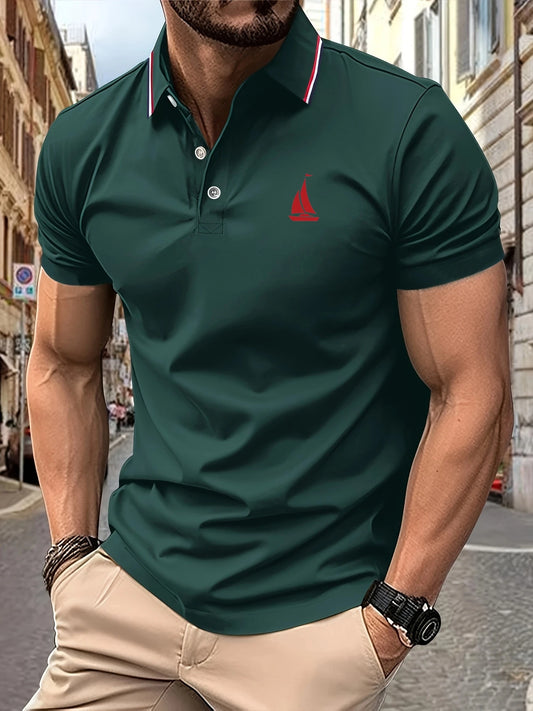 Men Short Sleeve Casual Breathable Light Shirt