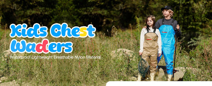 Waterproof Youth Chest Waders for Kids