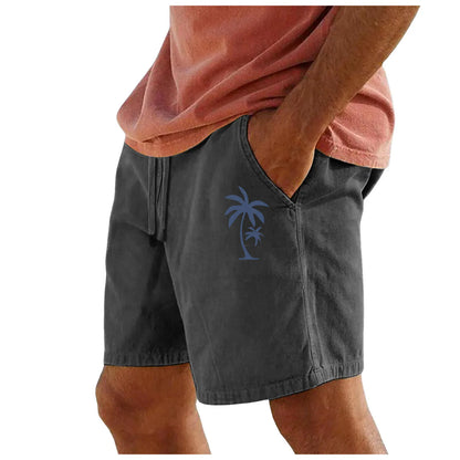 Men / Women Lightweight Cotton Shorts Elastic Waist