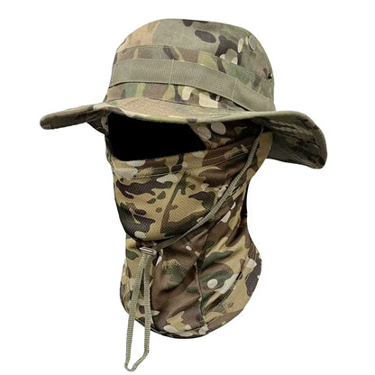 Boonie Wide Brim Sun Hat with Mask