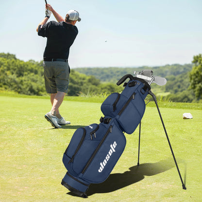 Lightweight Golf Stand Bag - Fits 5-9 Clubs -
