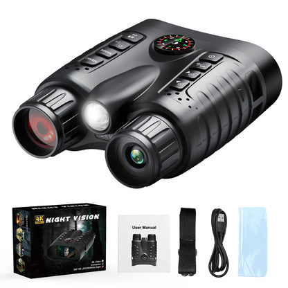 Hunting 4K Night Vision Binoculars 8x Digital 400m