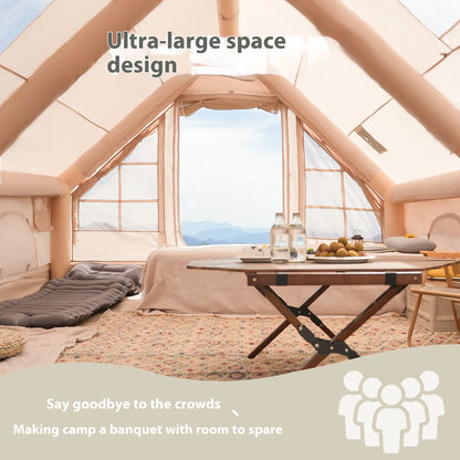 8 Person Inflatable Adult Luxury Camping, Stove Plug,