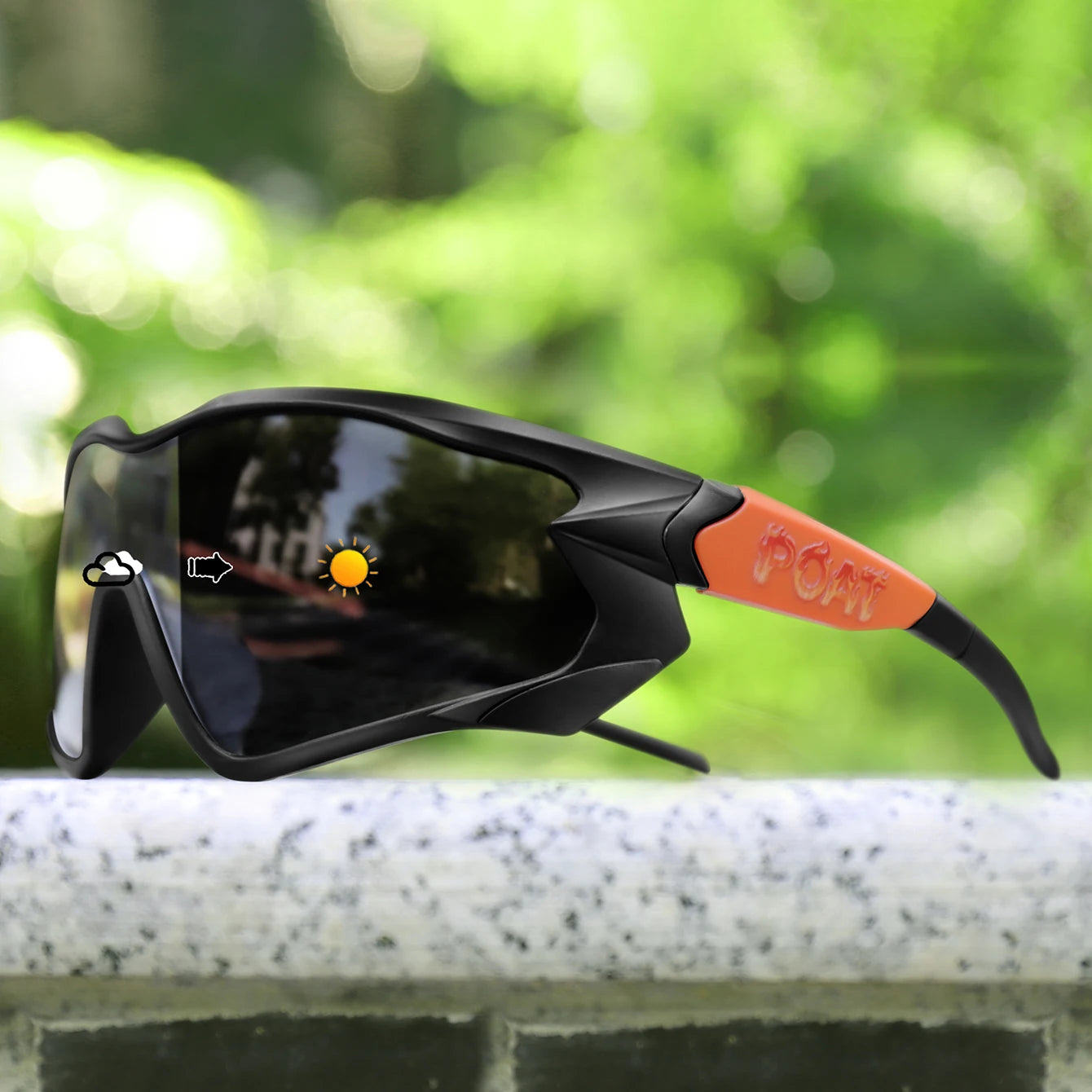 Men Women Sports Big Frame Windproof Goggles
