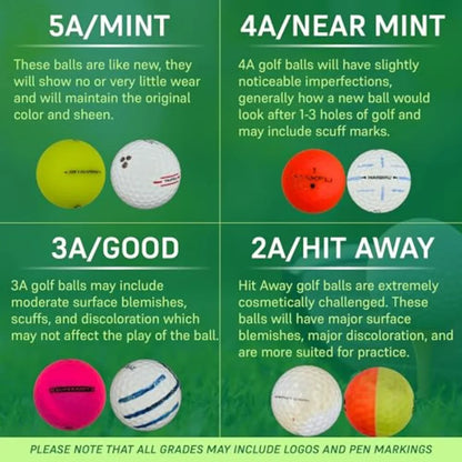 AAA Good Recycled Used Golf Balls for Practice