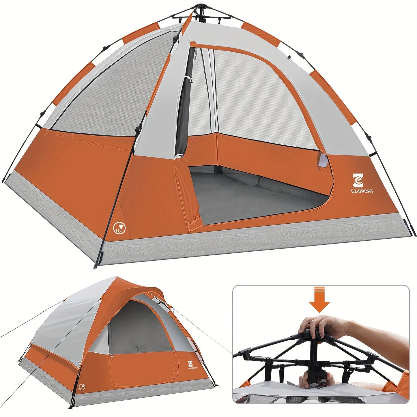 4 Person Instant Easy Set Up Camping Tent