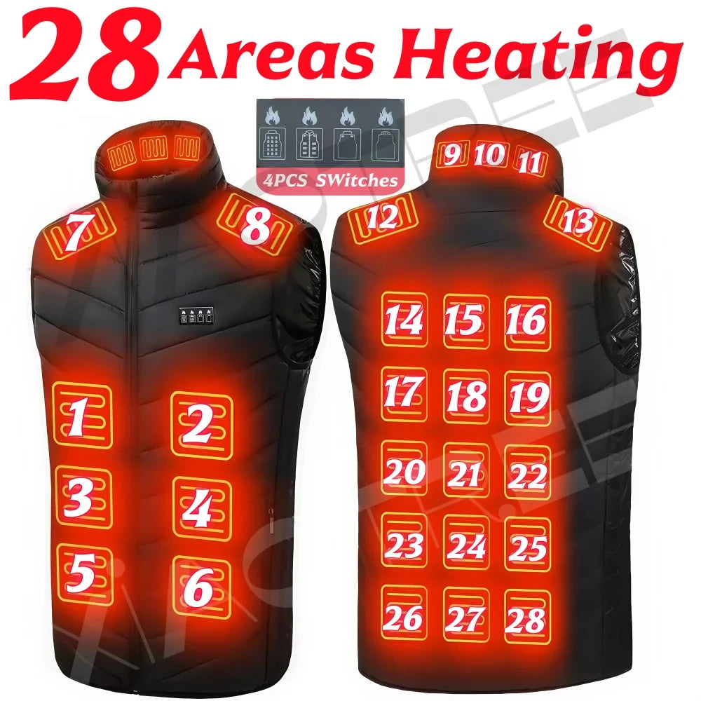 Heated Winter Womens /Men Electric Coats and Vests