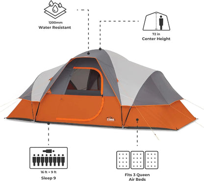 Dome Design Family Camping Tent