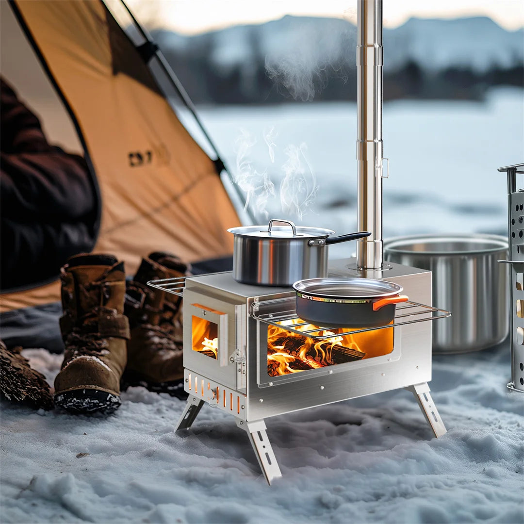 Hot Tent Portable Wood Burning Stove