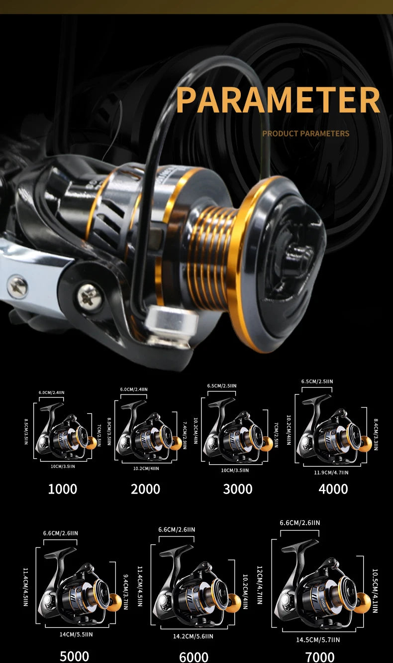 High Speed Spinning Fishing Reel