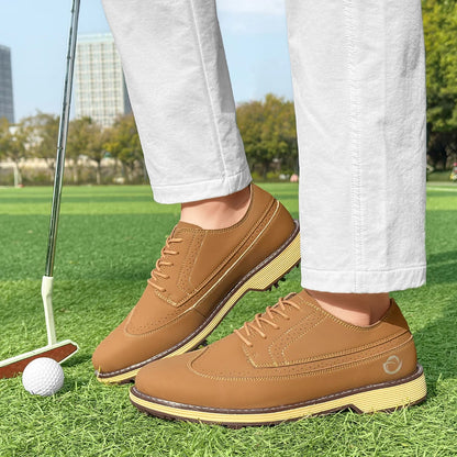 New Men Spiked Walking Golf Shoes Size 7-14